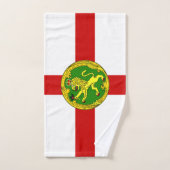 Drapeau patriotique d'Aurigny (Serviette à main)