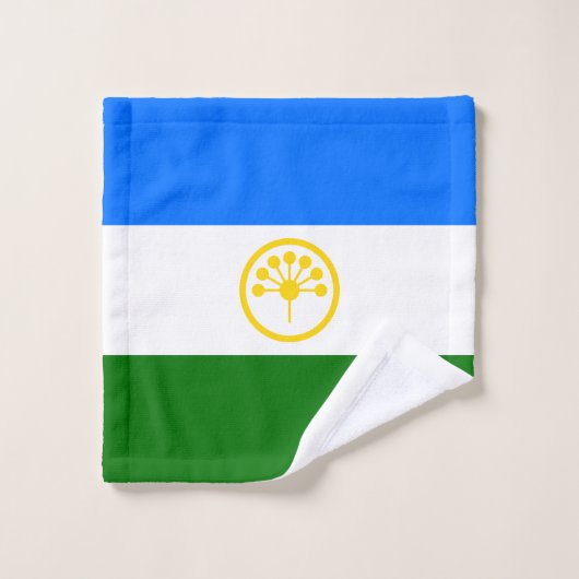 Drapeau patriotique de Bachkortostan (Gant de toilette)