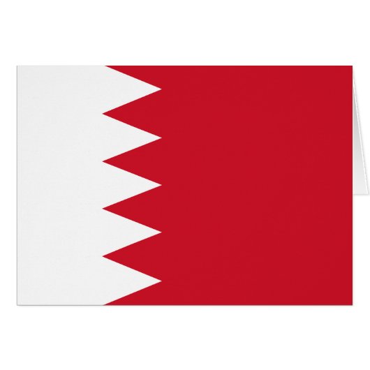 Drapeau patriotique de Bahreïn (Devant horizontal)