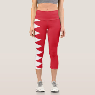 Drapeau patriotique de Bahreïn Capri Leggings