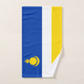 Drapeau patriotique de Bouriatie (Serviette à main)
