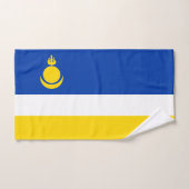 Drapeau patriotique de Bouriatie (Serviette à main)