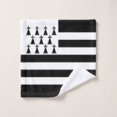 Drapeau patriotique de Bretagne (Gant de toilette)