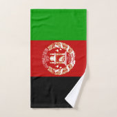 Drapeau patriotique de l'Afghanistan (Serviette à main)