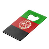 Drapeau patriotique de l'Afghanistan (Devant Angle)