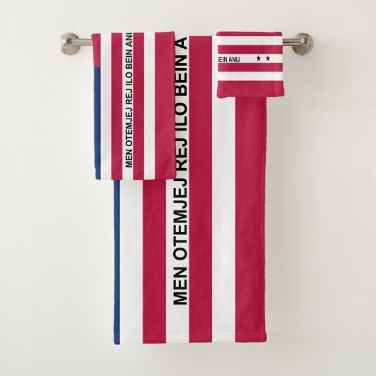 Drapeau patriotique de l'atoll de Bikini (En situation)