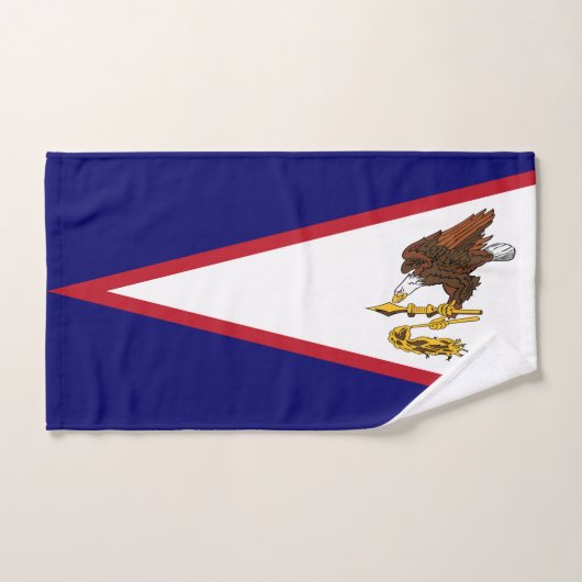 Drapeau patriotique des Samoa américaines (Serviette à main)