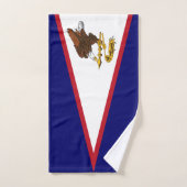 Drapeau patriotique des Samoa américaines (Serviette à main)