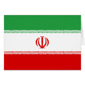 Drapeau patriotique d'Iran (Devant horizontal)