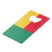 Drapeau patriotique du Bénin (Devant Angle)