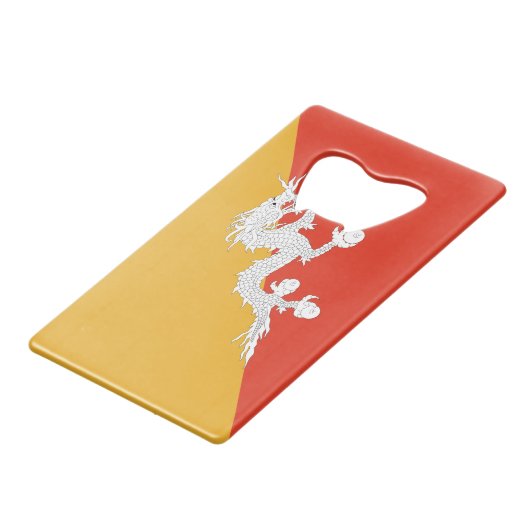 Drapeau patriotique du Bhoutan (Devant Angle)