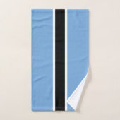 Drapeau patriotique du Botswana (Serviette à main)