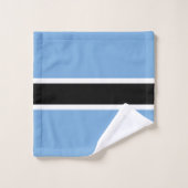 Drapeau patriotique du Botswana (Gant de toilette)