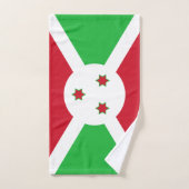 Drapeau patriotique du Burundi (Serviette à main)