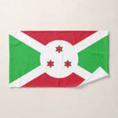 Drapeau patriotique du Burundi (Serviette à main)