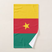 Drapeau patriotique du Cameroun (Serviette à main)
