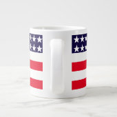 Drapeau patriotique Jumbo Mug (Dos)