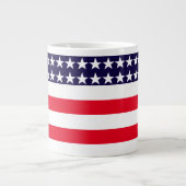 Drapeau patriotique Jumbo Mug (Devant)