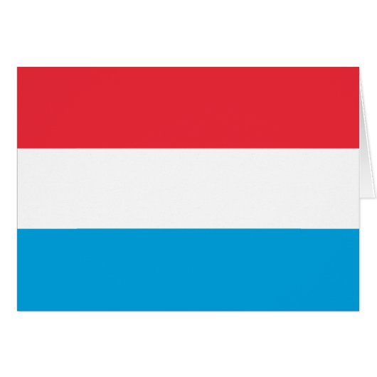 Drapeau patriotique luxembourgeois (Devant horizontal)