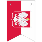 Drapeau patriotique polonais banderoles, Pologne (Premier drapeau)