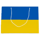 Drapeau Patriotique Ukraine Grand Sac Cadeau (Devant)