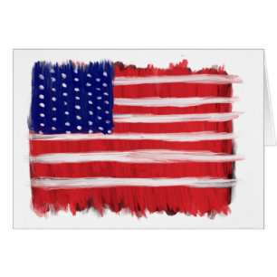 Drapeau peint d'art populaire