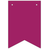 Drapeau personnalisé et décor de guirlande rustiqu (Troisième drapeau)