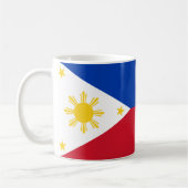 Drapeau philippin Céramique Café Mug (Gauche)