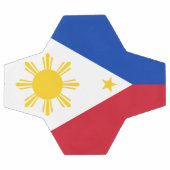 Drapeau philippin du bal de football patriotique (Plat)