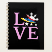 Drapeau Philippines - Filipina Pink Love (Devant)