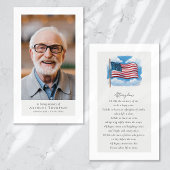 Drapeau Photo Funeral Favoriser Carte Memorial