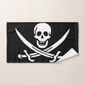 Drapeau pirate (Serviette à main)