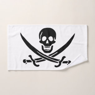 Drapeau pirate crâne épées croisées