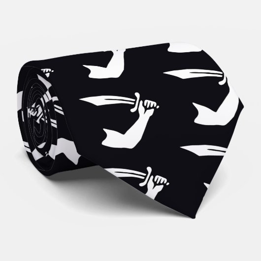 Drapeau pirate Thomas Tew Cravate (Roulé)