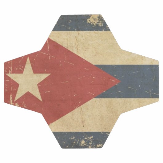 Drapeau plat cubain d'âge (Plat)