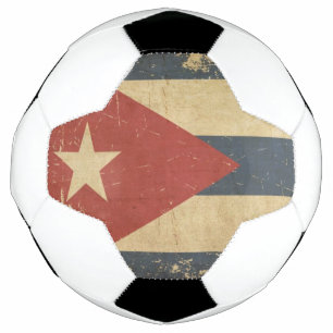 Drapeau plat cubain d'âge