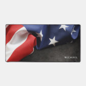 Drapeau plié USA Personnalisé (Recto)