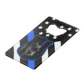 Drapeau Police Dog Bottle Ouvrir (Devant Angle)