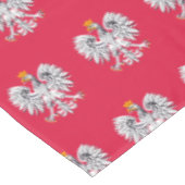 Drapeau polonais Aigle & Pologne table nappe (Angle)
