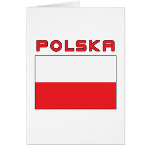 Drapeau Polonais Avec Polska