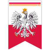 Drapeau polonais et Parti Pologne Aigle bannières (Deuxième drapeau)