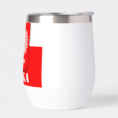 Drapeau Polska Patriotique Voyage Rouge (Gauche)