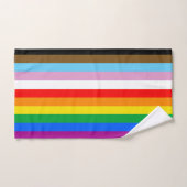 DRAPEAU PRIDE LGBTQ+ INCLUSIF (Serviette à main)