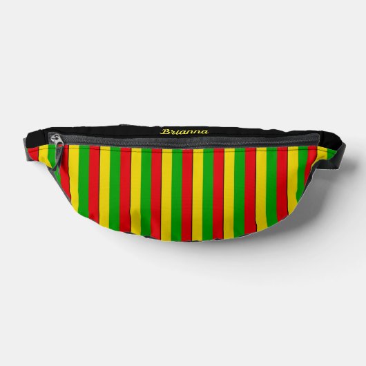 Drapeau Rasta - Bandes colorées (Poser)