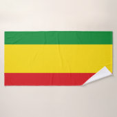 Drapeau rastafari éthiopien Rasta (Serviette de bain)