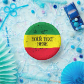 Drapeau Rastafari reggae thème personnalisé bols e (Fête)