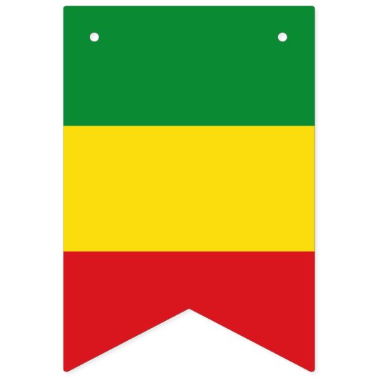 Drapeau rastafarien Rasta Ethiopie (Deuxième drapeau)