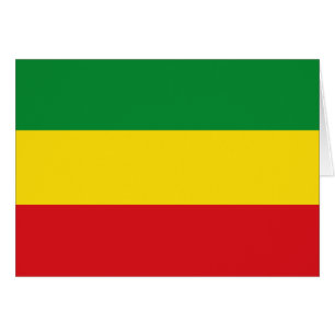 Drapeau rastafarien Rasta Ethiopie