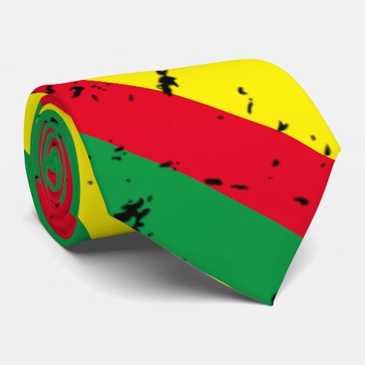 Drapeau rastafarien reggae rayé cravate (Roulé)
