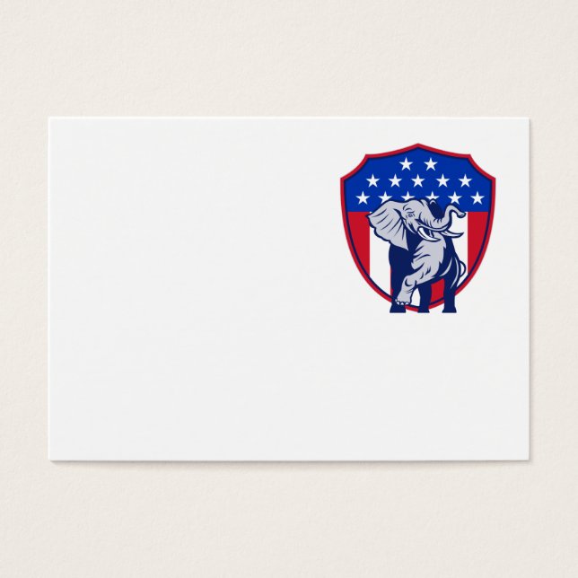 Drapeau républicain Eléphant Mascot USA (Devant)